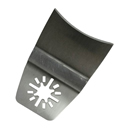 Flush Cut Concave Segment Knife Edge Scraper