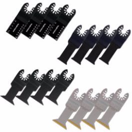 Quick Release 16 Piece Universal Bi-Metal Blade Tetralogy
