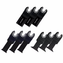 Quick Release 9 Piece Universal Bi-Metal Blade Trilogy