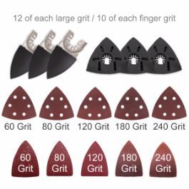 116 Piece Quick Release Sanding Essentials Kit